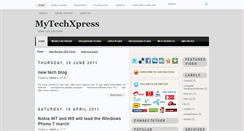 Desktop Screenshot of mytechxpress.blogspot.com