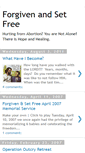 Mobile Screenshot of forgivenandsetfree.blogspot.com