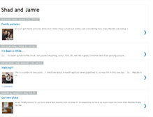 Tablet Screenshot of jamieandshad.blogspot.com