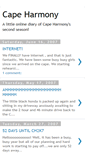 Mobile Screenshot of capeharmony.blogspot.com
