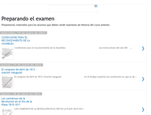 Tablet Screenshot of preparandoelexamen.blogspot.com