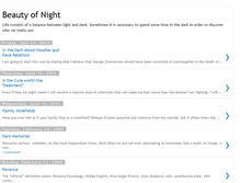 Tablet Screenshot of beautyofnight.blogspot.com