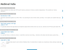 Tablet Screenshot of medievalindia.blogspot.com