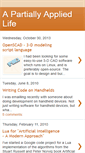 Mobile Screenshot of partiallyappliedlife.blogspot.com