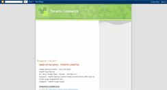 Desktop Screenshot of cosmetics-toronto.blogspot.com