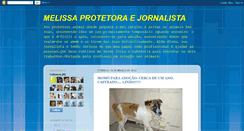 Desktop Screenshot of melissacaldeirajornalista.blogspot.com