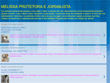 Tablet Screenshot of melissacaldeirajornalista.blogspot.com