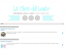 Tablet Screenshot of lachicadellunar.blogspot.com