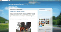 Desktop Screenshot of blumenauempauta.blogspot.com