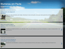 Tablet Screenshot of blumenauempauta.blogspot.com
