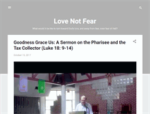 Tablet Screenshot of love-not-fear.blogspot.com