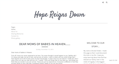 Desktop Screenshot of hopereignsdown.blogspot.com