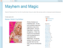 Tablet Screenshot of mayhemandmagic2.blogspot.com