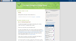 Desktop Screenshot of angryenoughtochange.blogspot.com