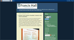 Desktop Screenshot of francishall.blogspot.com