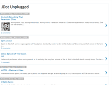 Tablet Screenshot of jdotunplugged.blogspot.com
