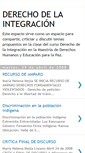 Mobile Screenshot of derechosdelaintegracion.blogspot.com