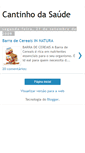 Mobile Screenshot of cantinhodasaude.blogspot.com