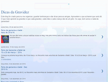 Tablet Screenshot of dicas-da-gravidez.blogspot.com