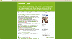 Desktop Screenshot of biggreentable.blogspot.com