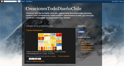 Desktop Screenshot of creacionestododisenochile.blogspot.com