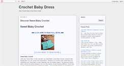 Desktop Screenshot of crochet-baby-dress.blogspot.com