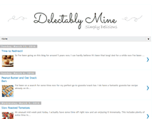 Tablet Screenshot of delectablymine.blogspot.com