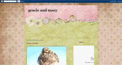 Desktop Screenshot of gracieandmacy.blogspot.com