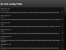 Tablet Screenshot of fridabostrom.blogspot.com