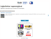 Tablet Screenshot of legkollektornapenergiaval.blogspot.com