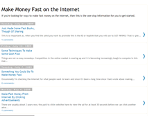 Tablet Screenshot of makefastmoneyoninternet.blogspot.com