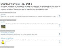 Tablet Screenshot of enlargingyourtent.blogspot.com