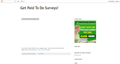 Desktop Screenshot of paid-surveys123.blogspot.com