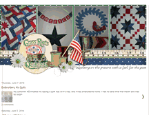 Tablet Screenshot of grassrootsquilting.blogspot.com