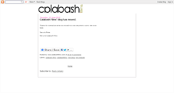 Desktop Screenshot of calabashfilms.blogspot.com