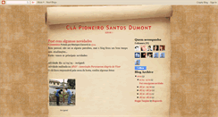 Desktop Screenshot of clasantosdumont.blogspot.com