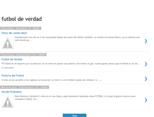 Tablet Screenshot of futbol-deverdad.blogspot.com