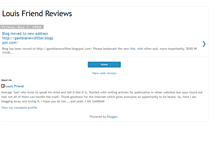 Tablet Screenshot of louisfriendreviews.blogspot.com