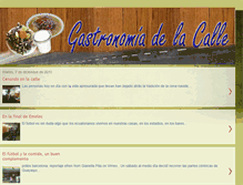 Tablet Screenshot of gastronomiadelacalle.blogspot.com