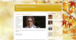 Desktop Screenshot of blog-w-cieniu.blogspot.com