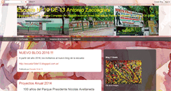 Desktop Screenshot of nuestraescuela10de13.blogspot.com