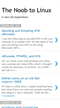 Mobile Screenshot of noobtolinux.blogspot.com