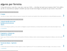 Tablet Screenshot of alguresporferreira.blogspot.com