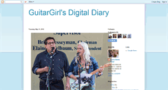 Desktop Screenshot of guitargirlsdigitaldiary.blogspot.com