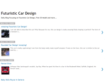 Tablet Screenshot of futuristiccardesign.blogspot.com