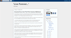 Desktop Screenshot of liveforevernm.blogspot.com