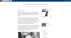 Desktop Screenshot of laletradeunacancion.blogspot.com