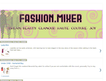 Tablet Screenshot of fashionmixer.blogspot.com