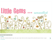 Tablet Screenshot of littlegemsinc.blogspot.com