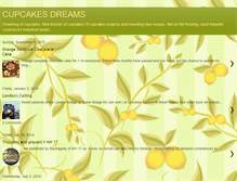 Tablet Screenshot of cupcakes-dreams.blogspot.com